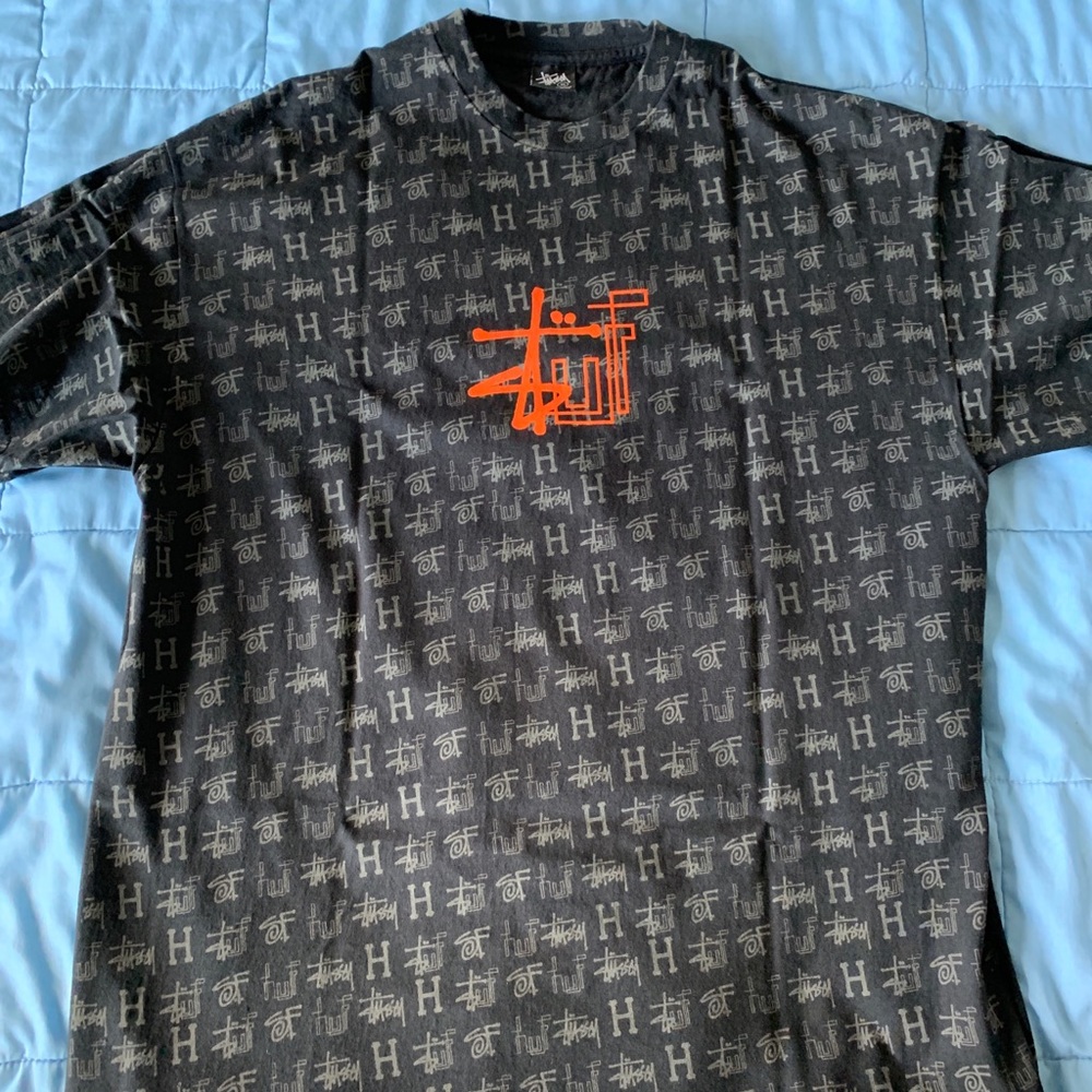 Used Stussy X Huf Tee Shirt Men’s XL